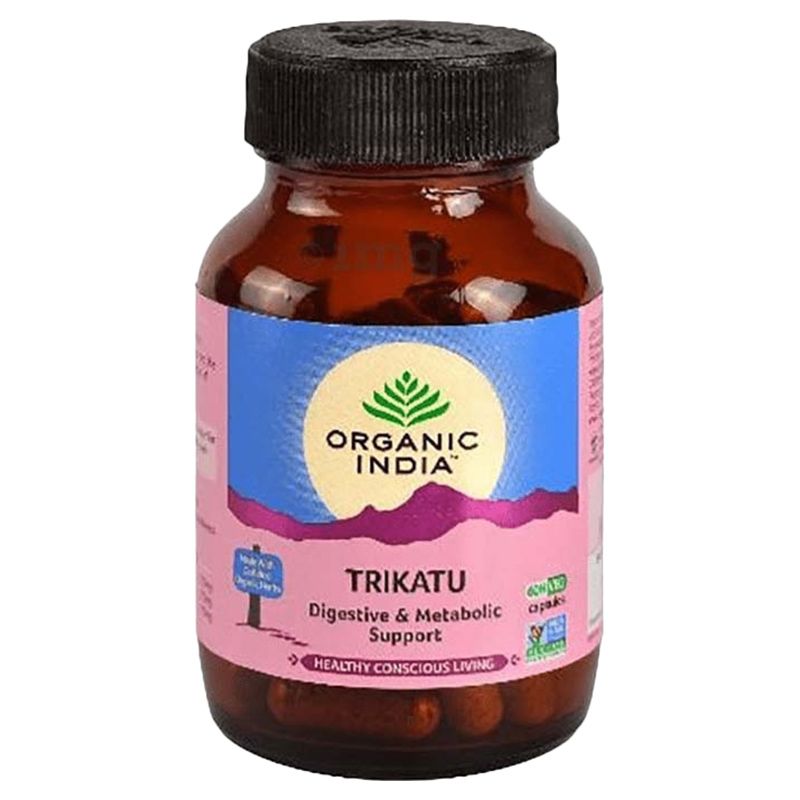 Organic India - Trikatu Digestive & Metabolic Support - 90 Capsules 