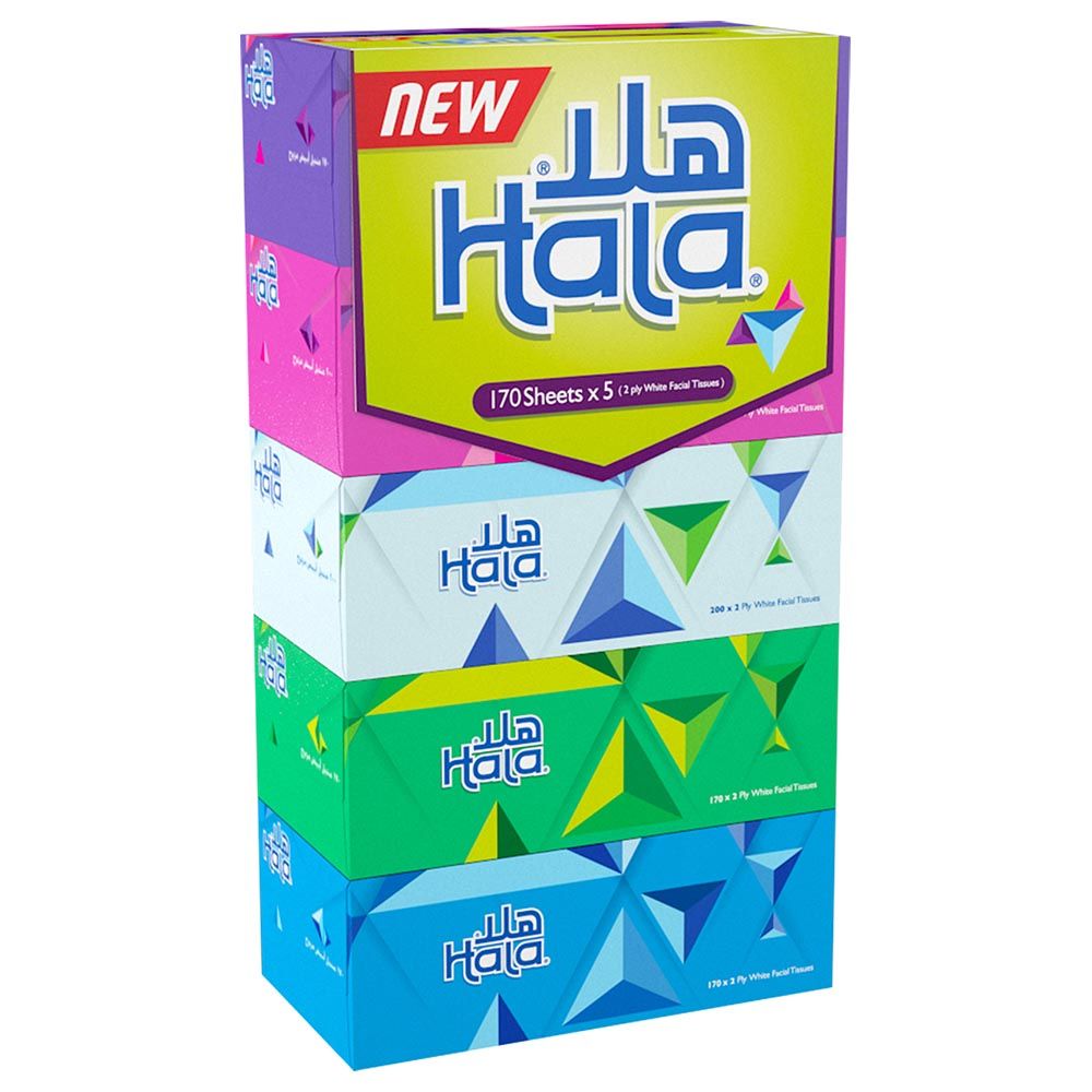 Hala - Facial Tissue - 170 Sheets