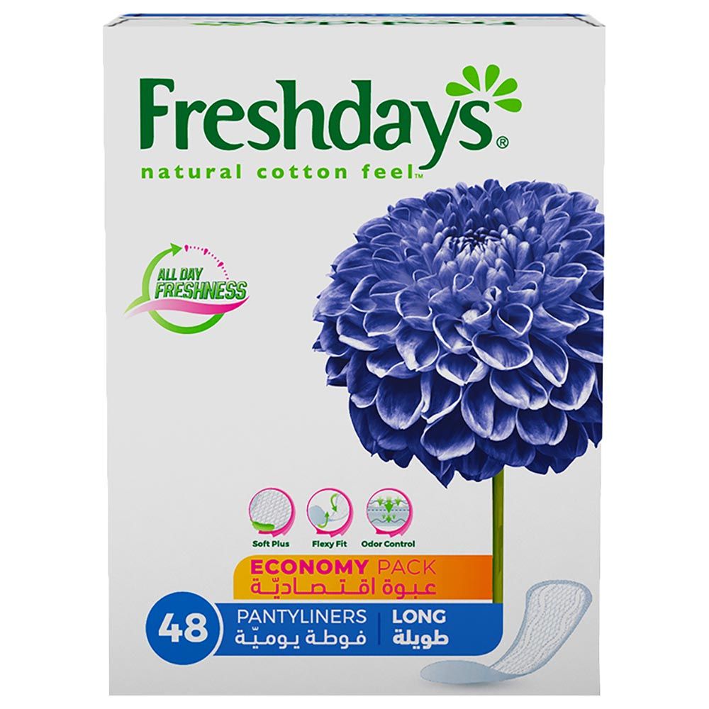 Freshdays - Daily Liners Long - 48 Pads