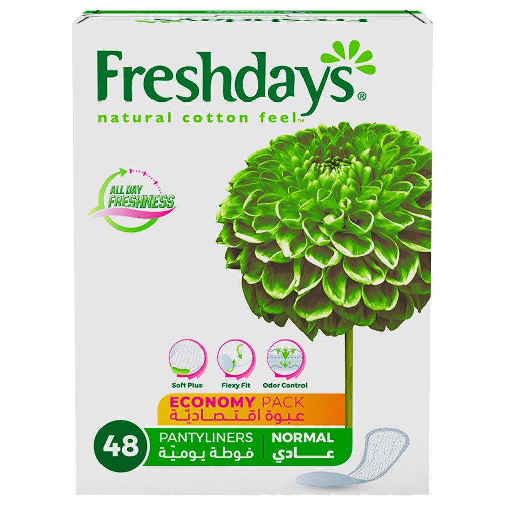 Freshdays - Daily Liners Normal - 48 Pads