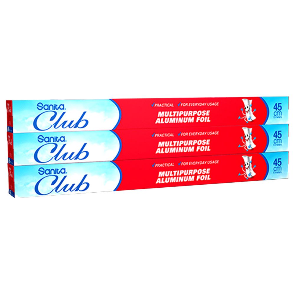 Sanita - Aluminum Foil - 45cm - 3 Roll