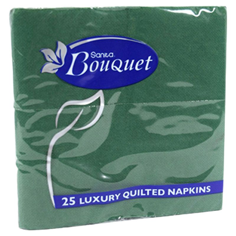 Sanita Bouquet Table Napkin 33x33cm Green