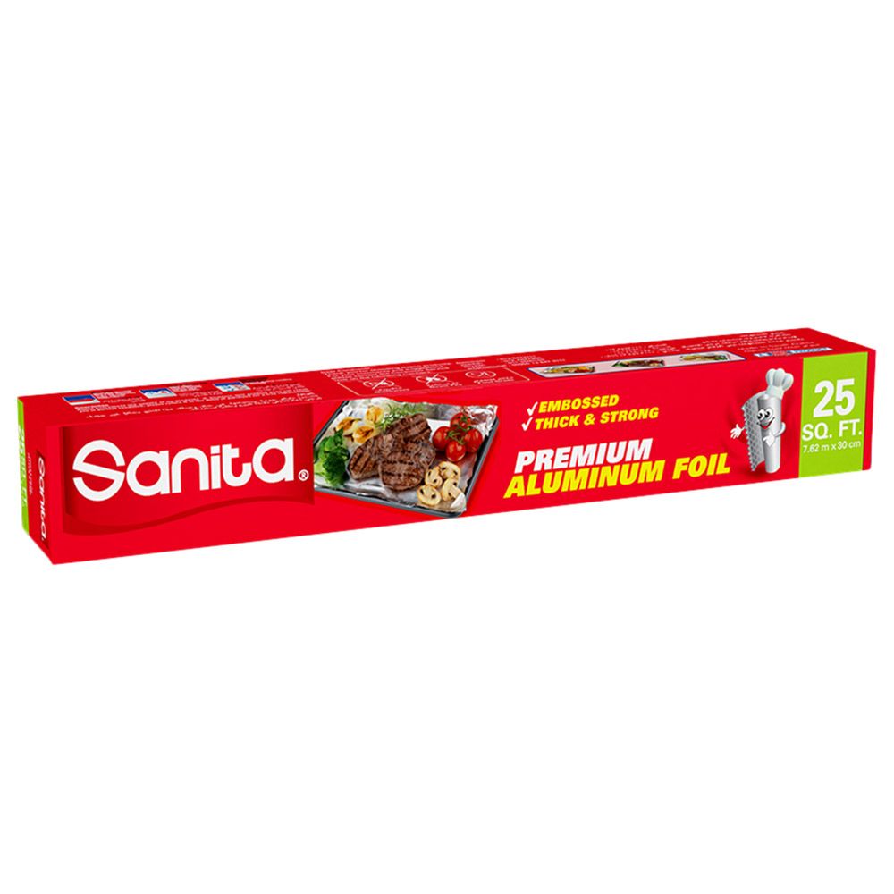 Sanita - Aluminium Foil 25 Sqft 1 Roll