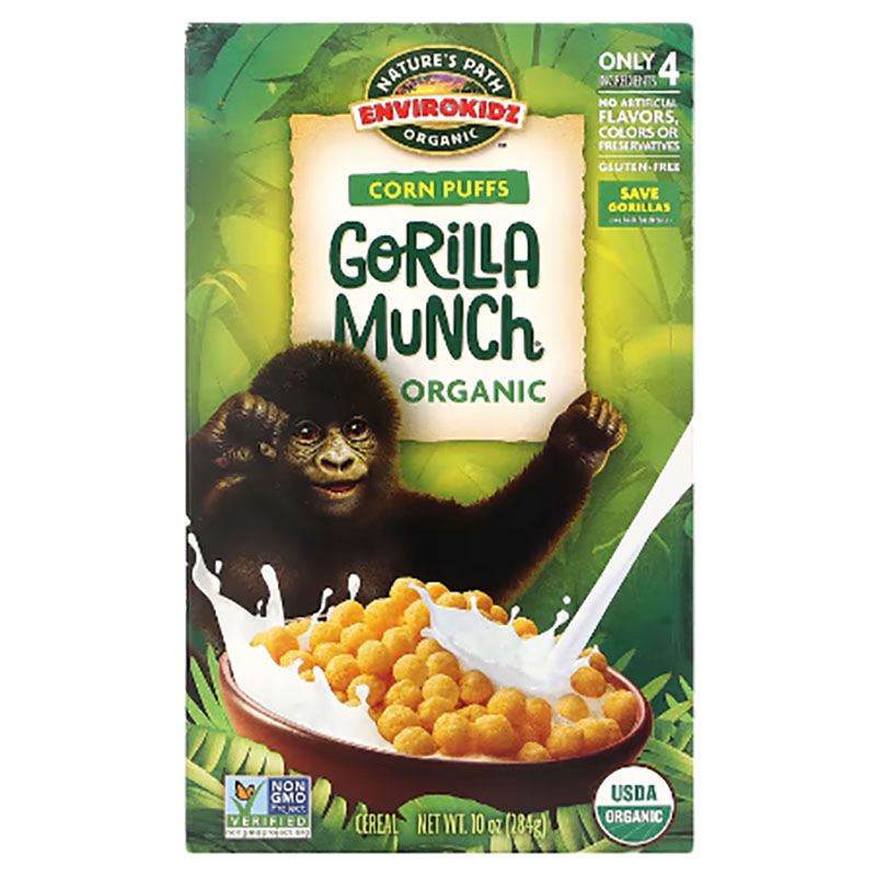 Natures Path - Corn Puffs Gorilla Munch 284G