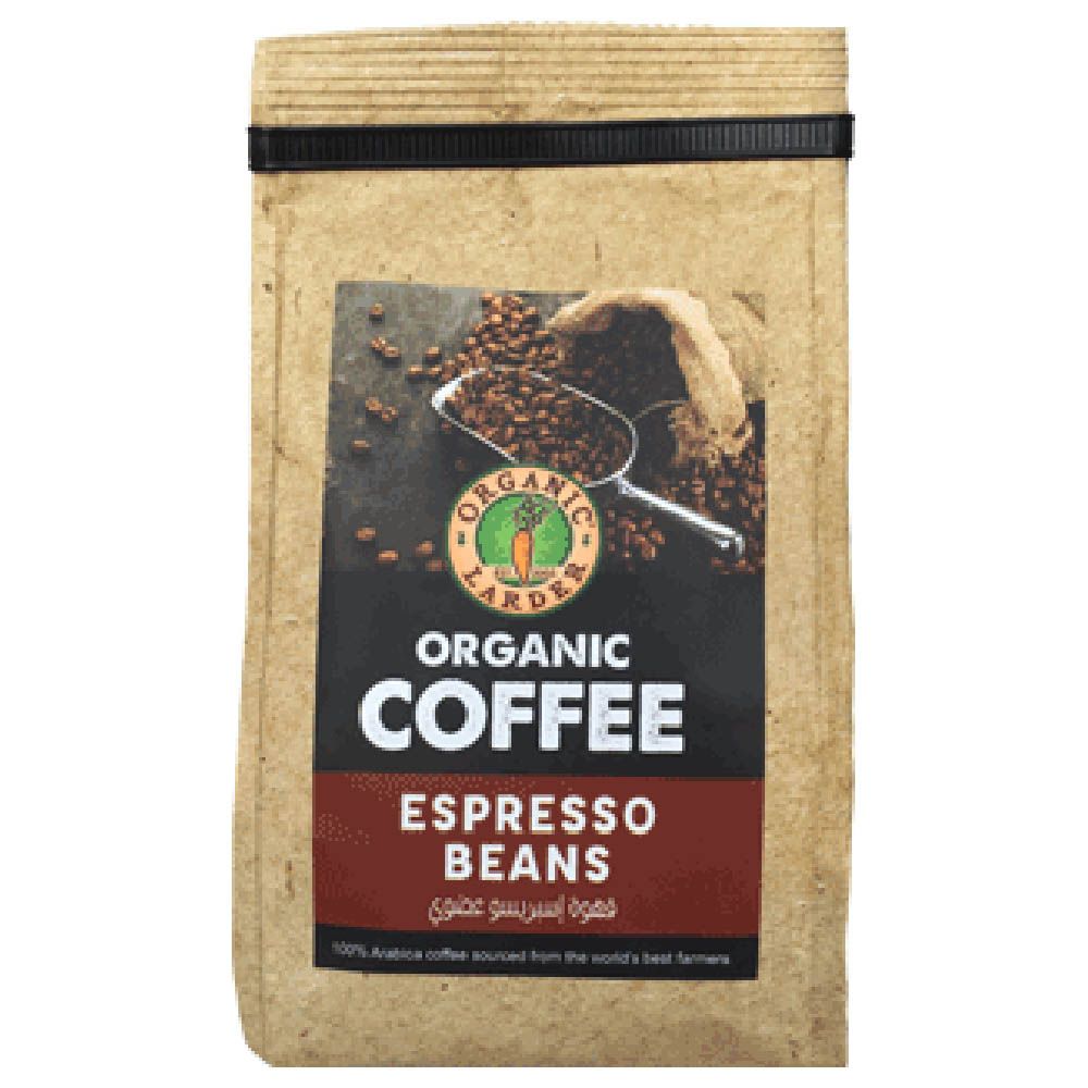 Organic Larder Coffee Espresso Beans 250g