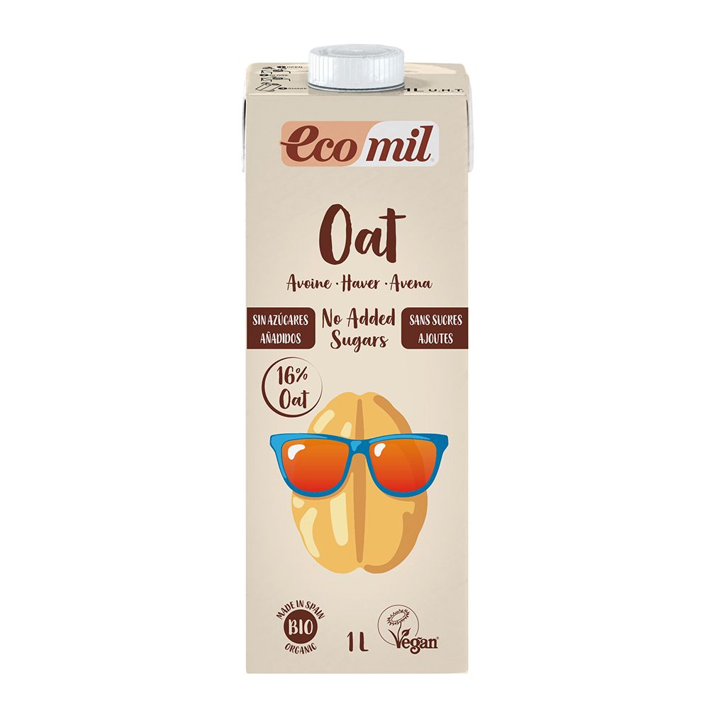 Ecomil Oat Drink No Added Sugar Bio 1L