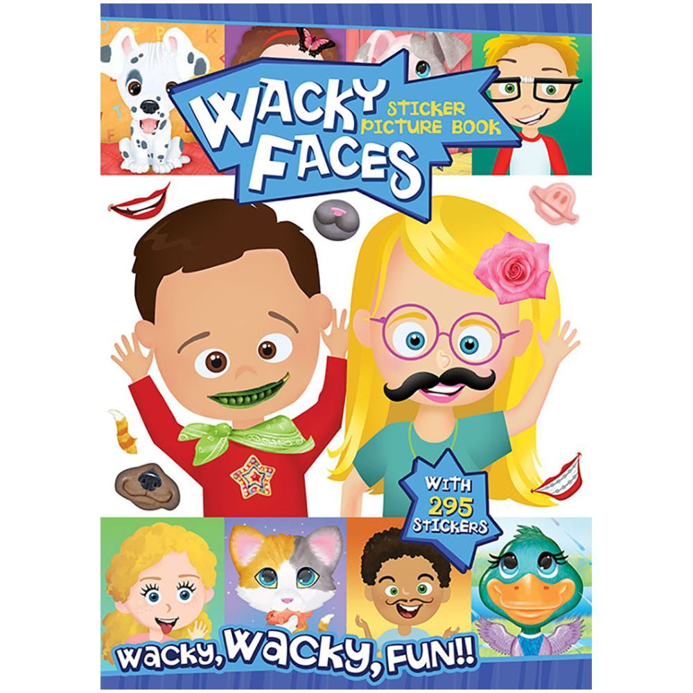 Wacky Faces Sticker Picture Book