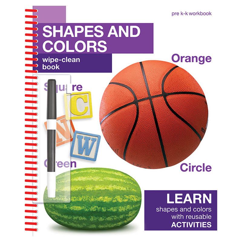 كتاب Shapes And Colors Wipe-Clean Book