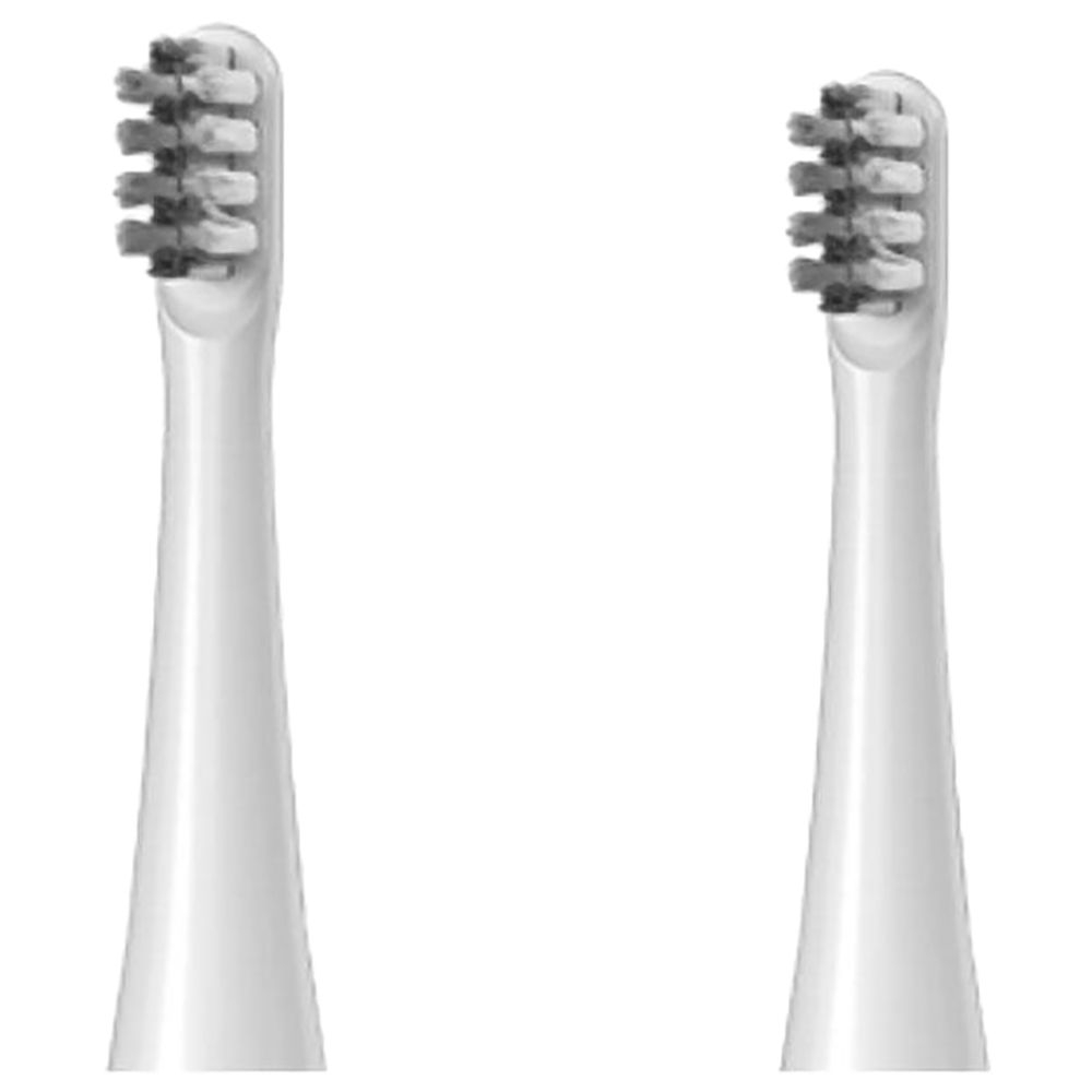 Bomidi - T501 Electric Toothbrush Heads w/ Brush Heads - 2pc - White