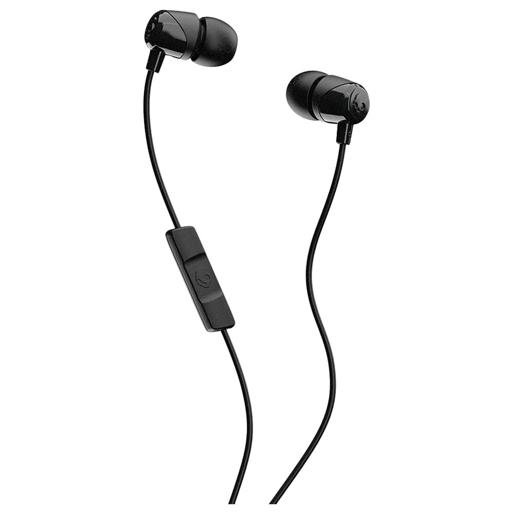 Skullcandy - Jib In-Ear Headphones With Mic - Black/Black 