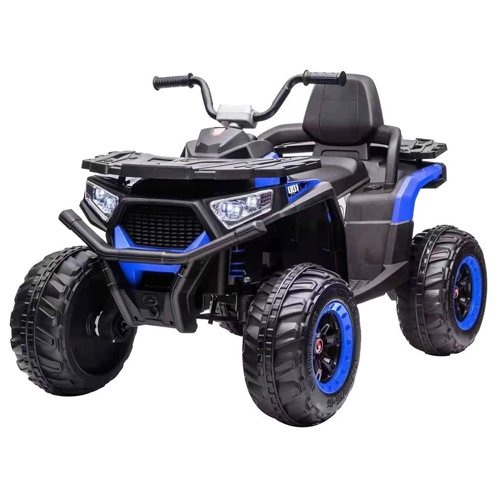 Amsham - ATV Quad Baby Love Ride On Bike - Blue - 12V