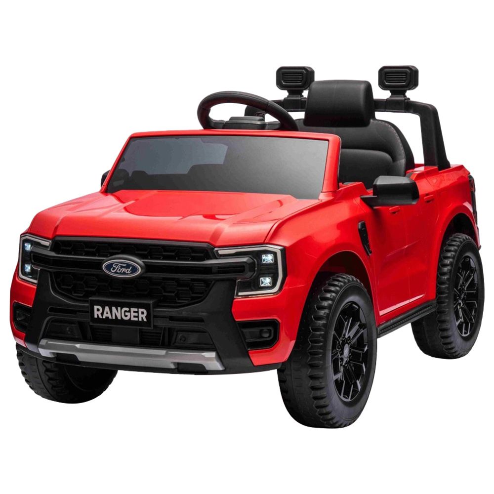 Ford - Ranger Licensed Kids Battery Rideon Car - Red - 12V