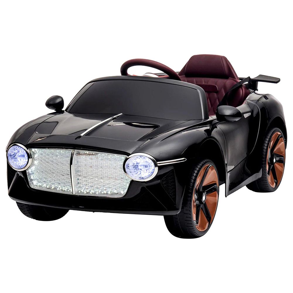 Amsham - Bentley Style Electric Kids Rideon Car - Black - 12V