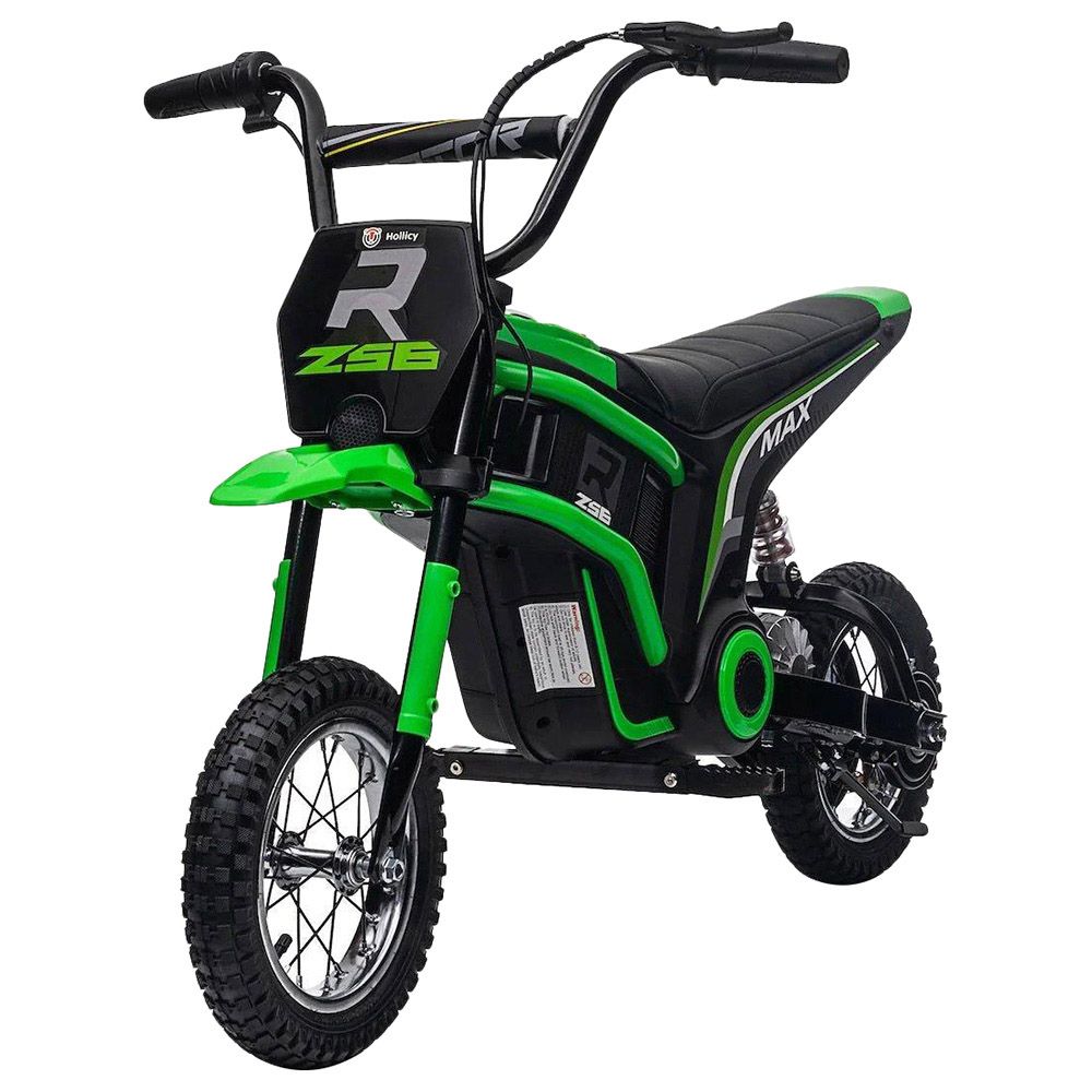 Amsham - Baby Love Electric Rideon Motorbike - Green - 24V