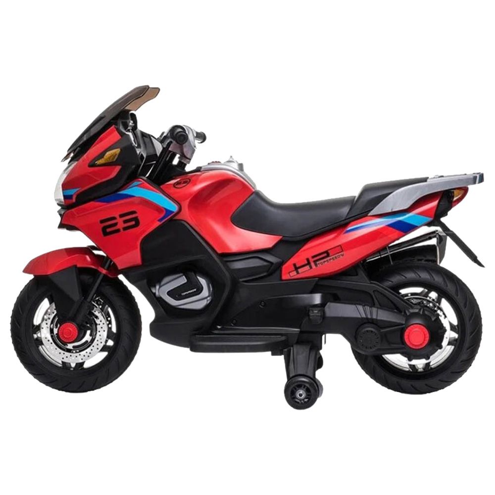 Amsham - Kids Electric Motorcycle Rideon Bike - Red - 12V