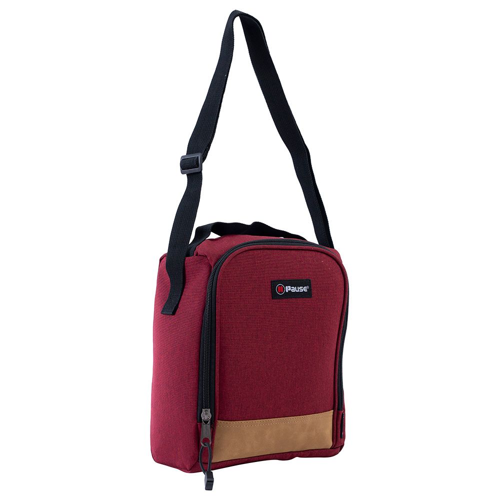 Pause - Insulated Lunch Bag - Red