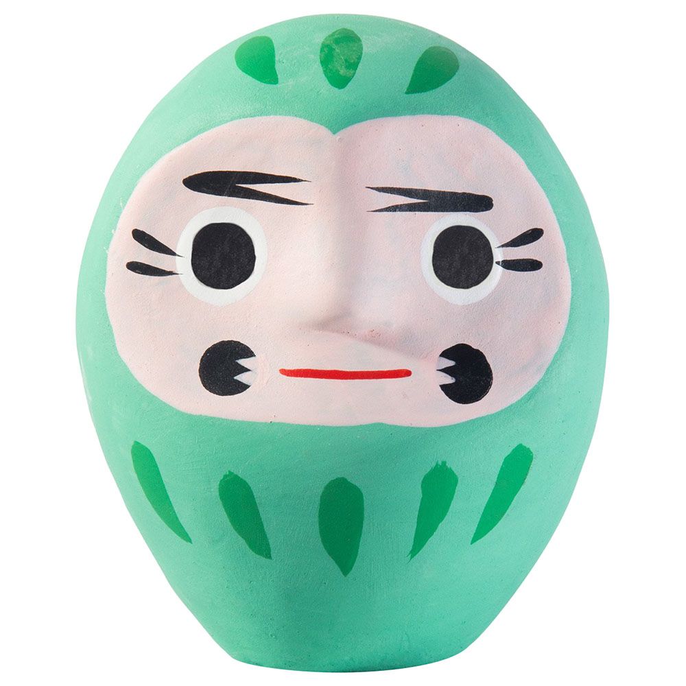 Donkey - Daruma Wish Fulfiller Decor Piece - Green