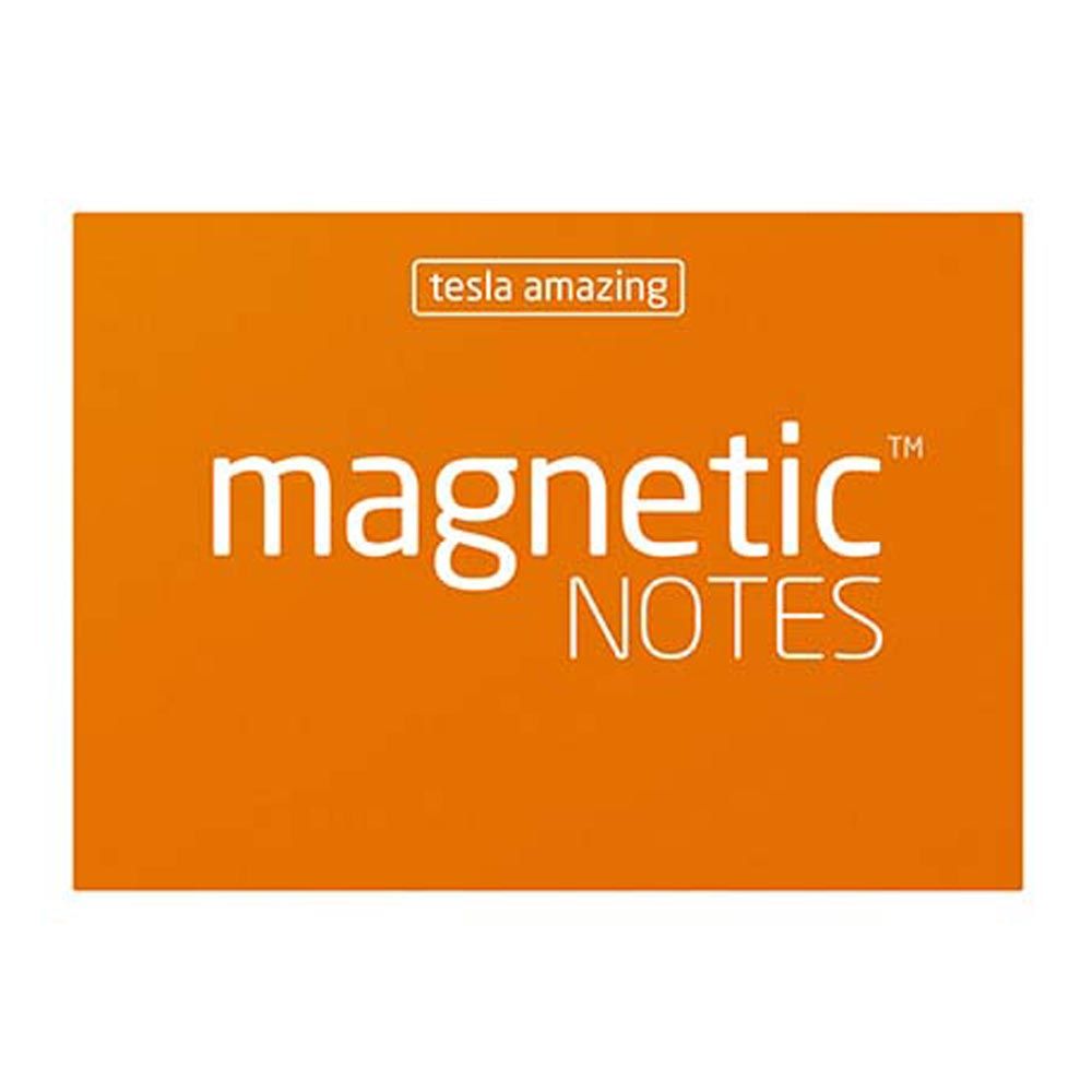 Magnetic Notes - Magnetic Sticky Notes With Static Charge Small Orange