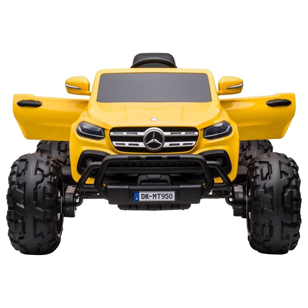 Mercedes-Benz - Beast Truck Ride On - 12V - Yellow