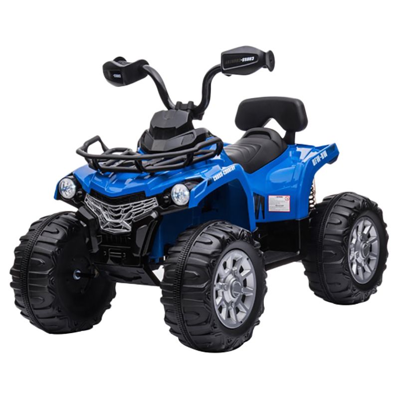 Amsham - 12V Quad Ride On Bike - Blue