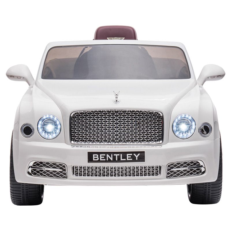 Bentley - 12V Mulsanne Ride On Car - White 