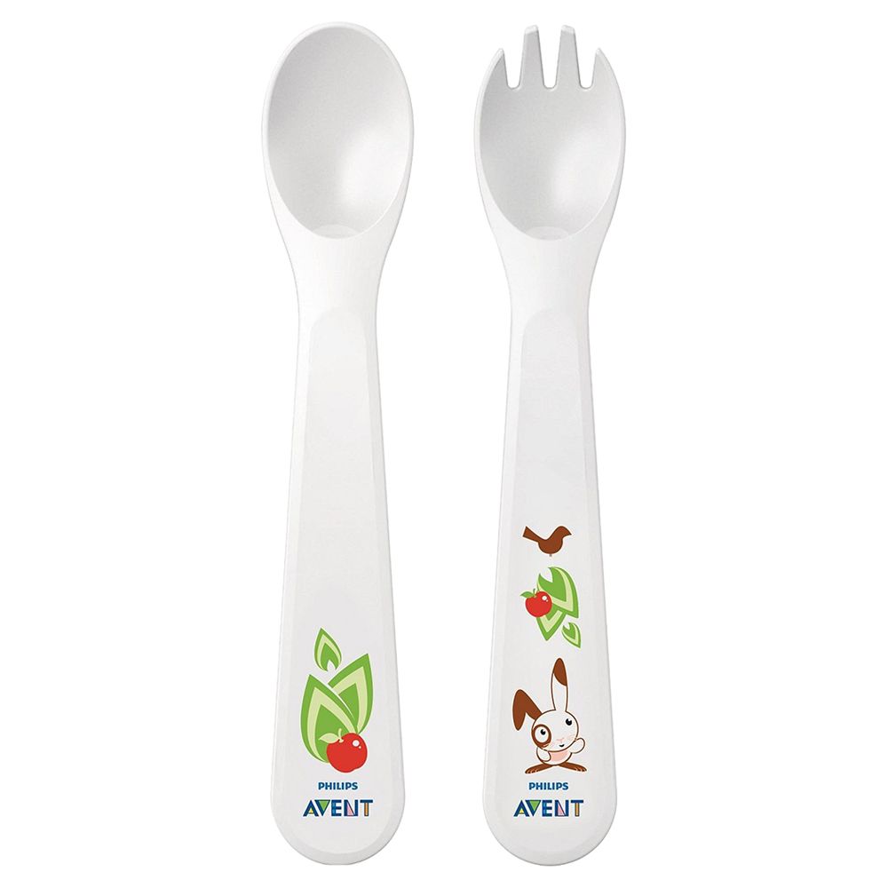 Philips Avent - Fork And Spoon 12m+