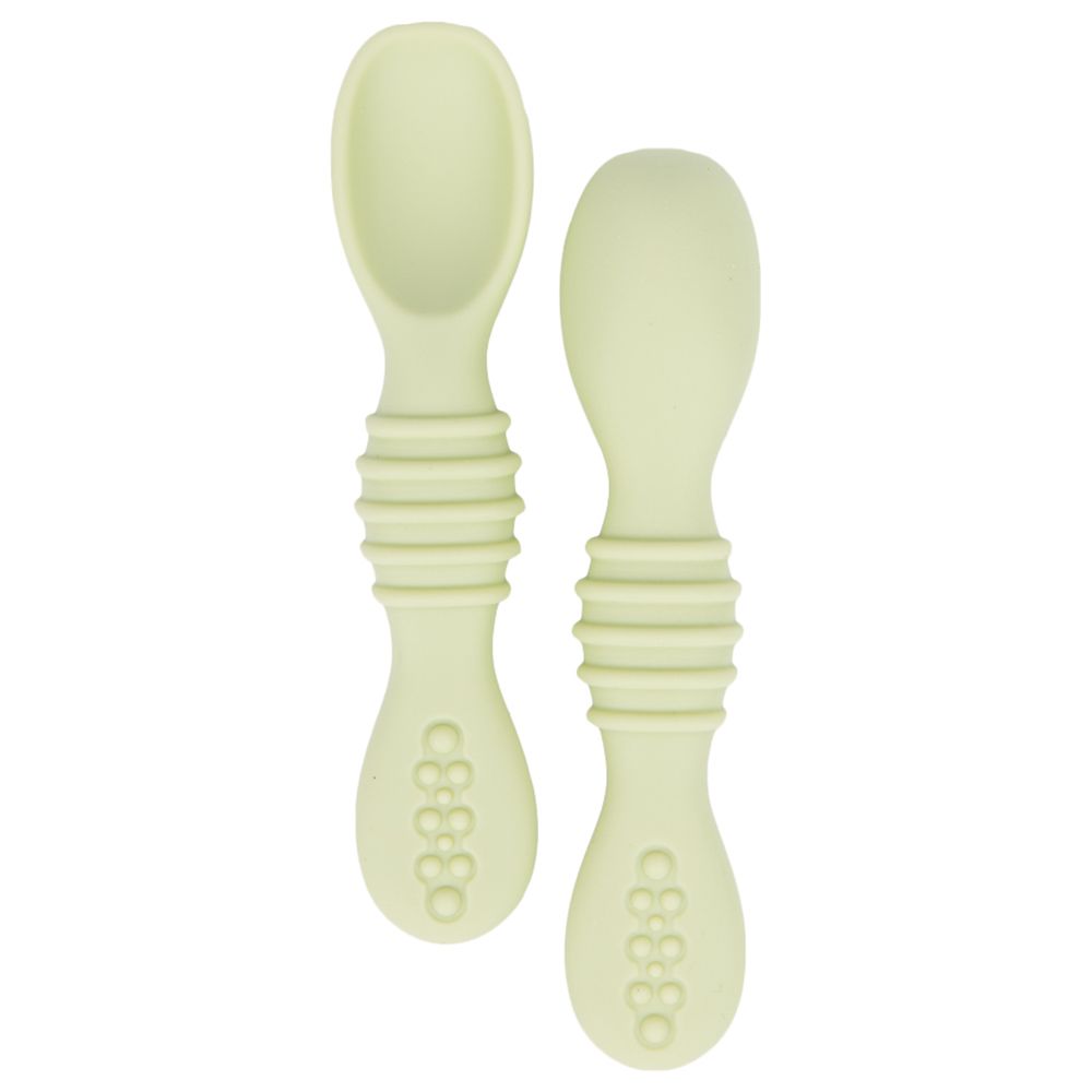 Babies Basic - First Stage Silicone Spoons - Mint