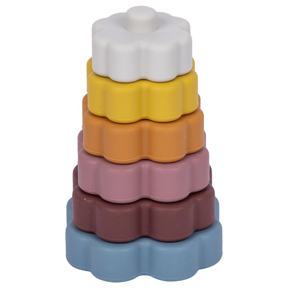 Babies Basic - Silicone Stacking Toy - Flower