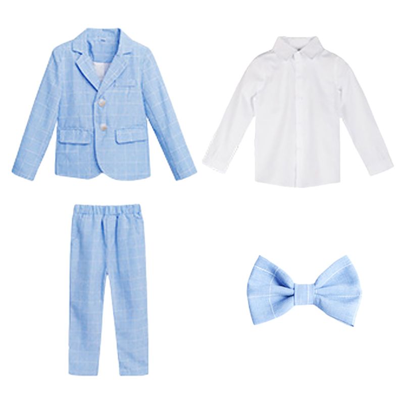 Sugar Rush - 3pc-set - Boys Full Sleeves Party Wear - Blue