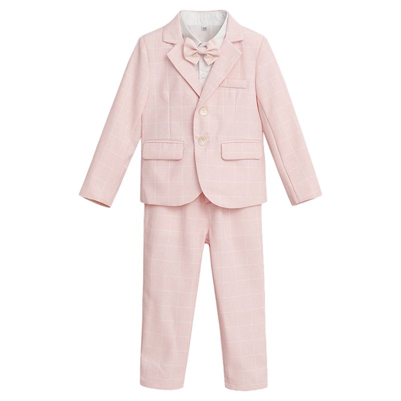 Sugar Rush - 3pc-set - Boys Full Sleeves Party Wear - Pink