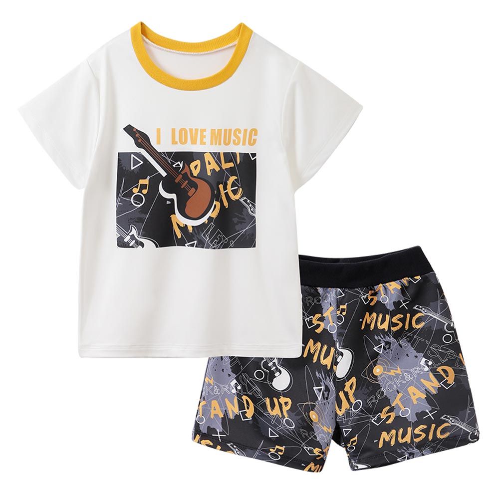 Sugar Rush - 2pc-Set - Round Neck T-Shirt & Shorts