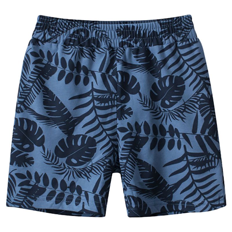 Sugar Rush - Printed Regular Shorts - Blue