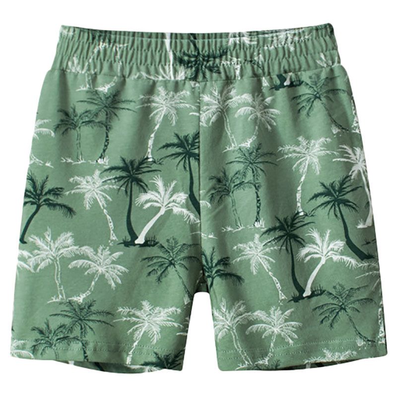 Sugar Rush - Printed Regular Shorts - Green