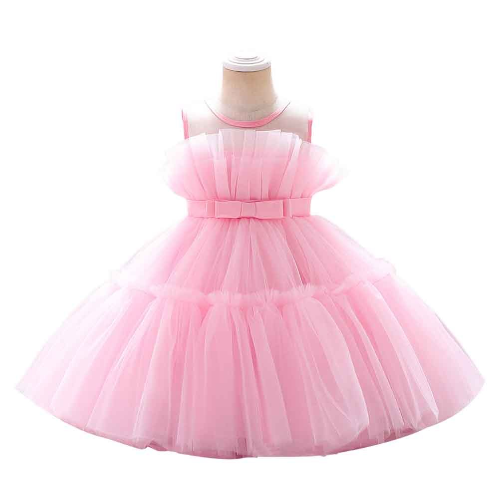 Sugar Rush - Fit & Flare Sleeveless Party Dress - Pink