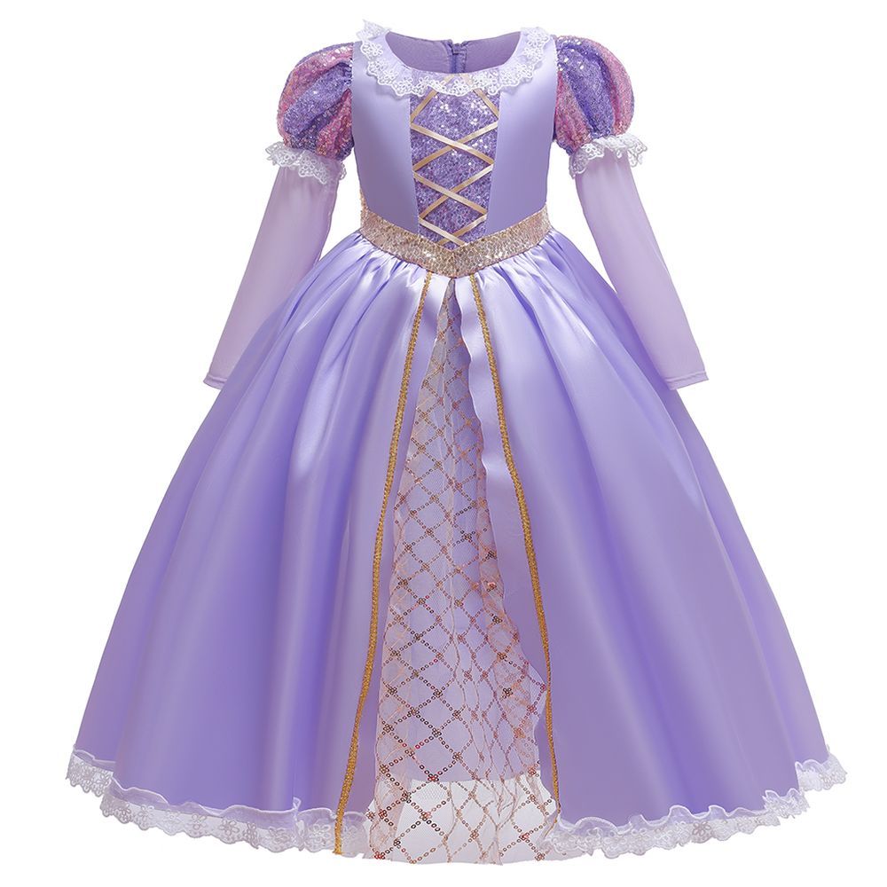 Sugar Rush - Appliqued Party Dress - Purple