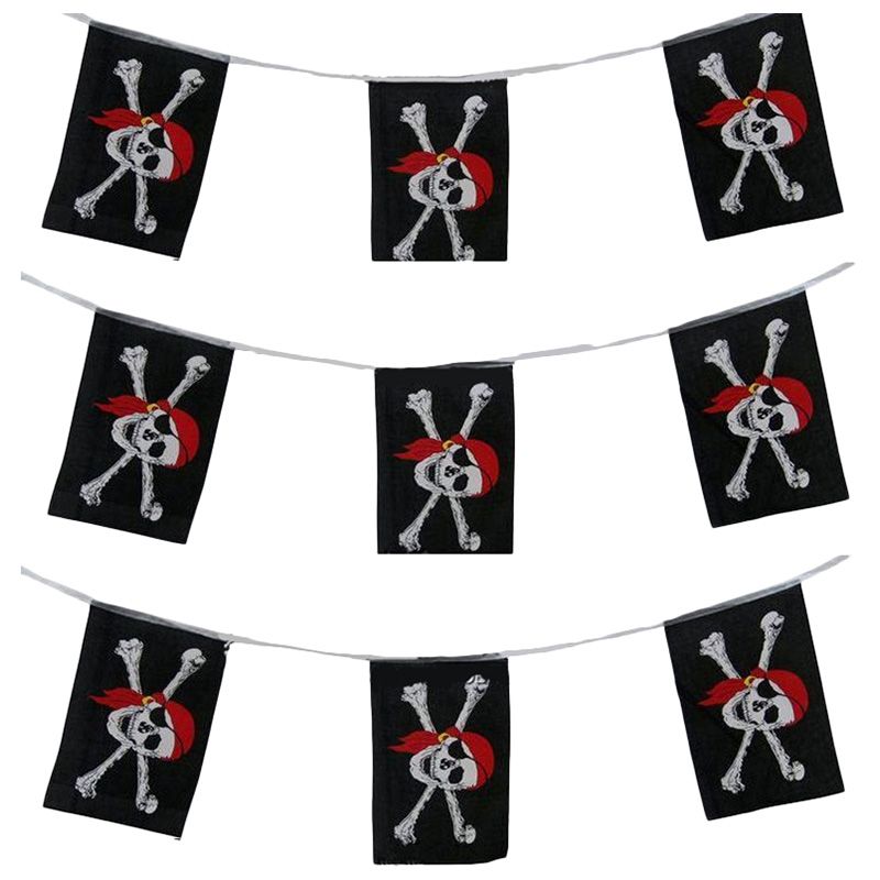 Super Cute - Halloween Woven Garland Banner - Black