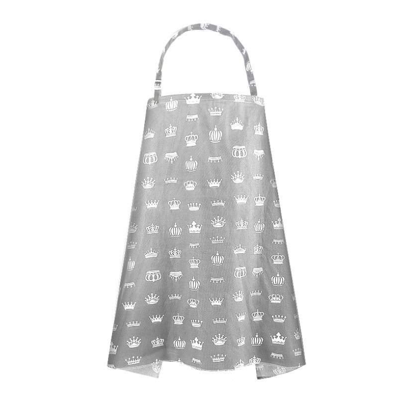 Blooming Blossom - Breathable Nursing Cover - Grey (Exclusive)