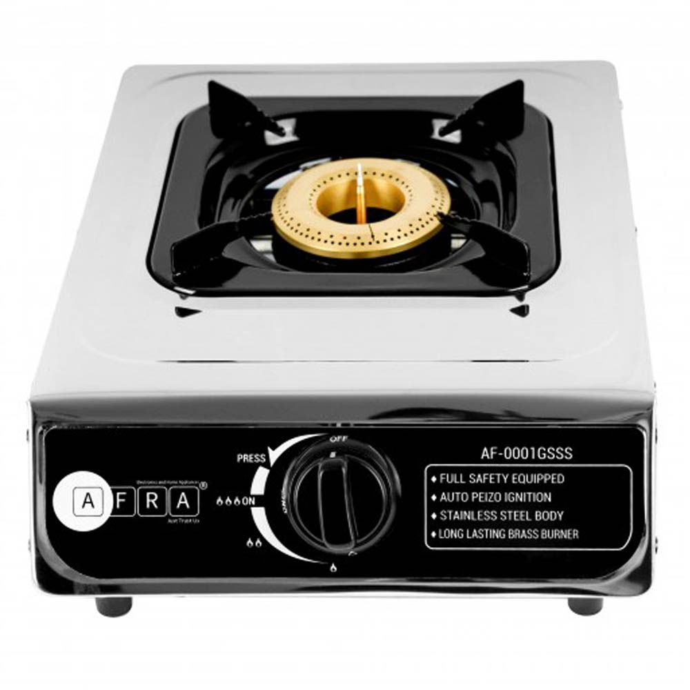 Afra - Japan Single Burner Gas Stove Compact & Stainless Steel