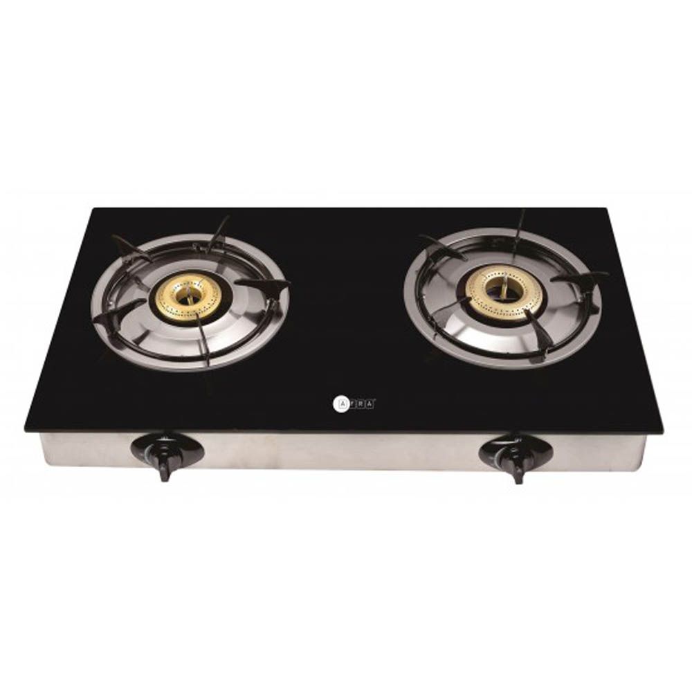 Afra - Japan 2 Burner Gas Stove Compact Design & Ceramic Ignition