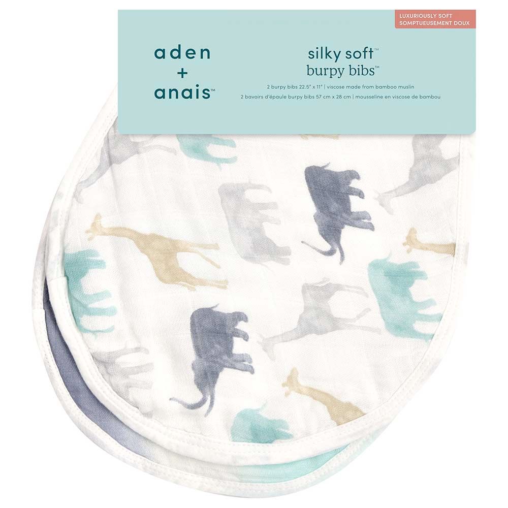 Aden + Anais - Silky Soft Burpy Bib - Pack of 2 - Expedition