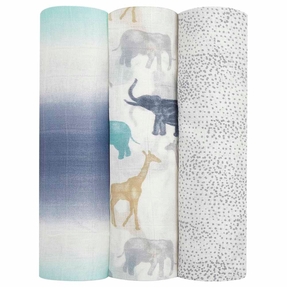 Aden + Anais - Silky Large Swaddles - Pack of 3 - Expedition