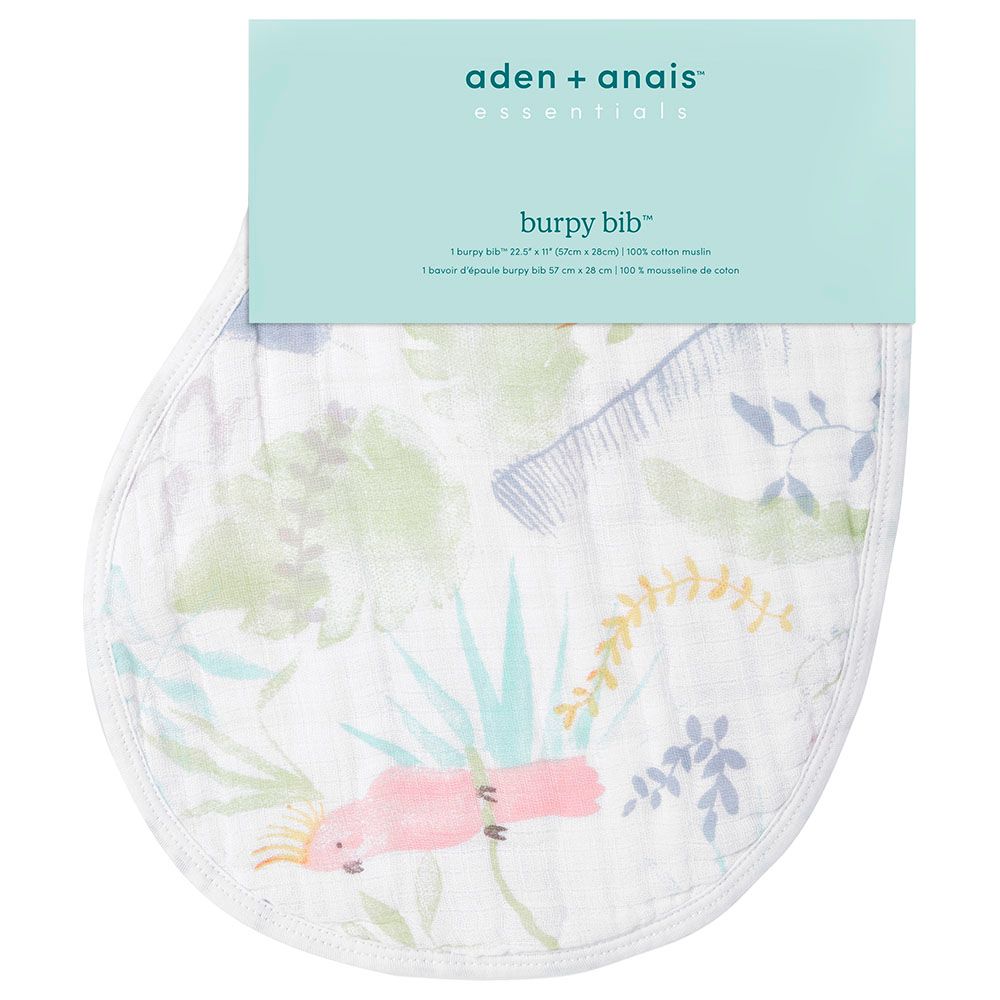 Aden + Anais - Essentials Cotton Baby Burpy Bib - Tropicalia