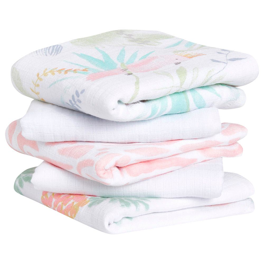 Aden + Anais - Essentials Muslin Squares - Pack of 5 - Tropicalia