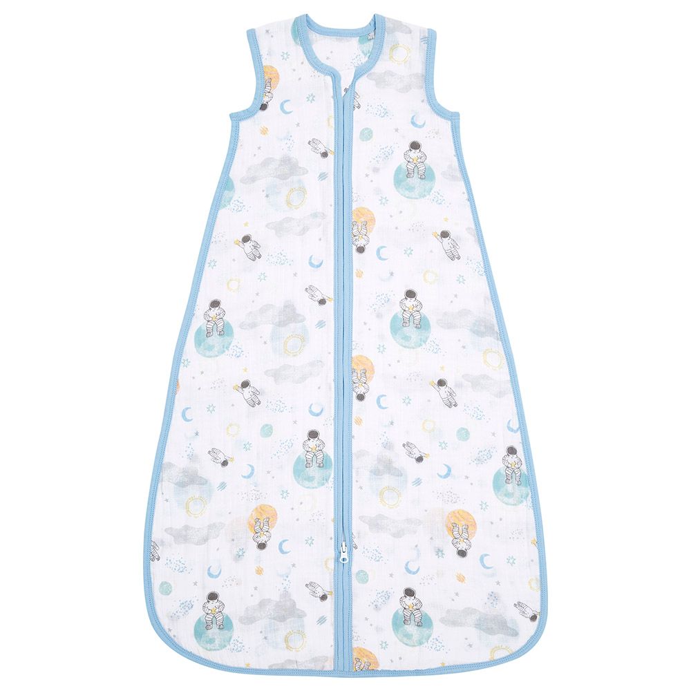 Aden + Anais - Cotton Muslin - Light Sleeping Bag - Space Explorer - (0-6m)