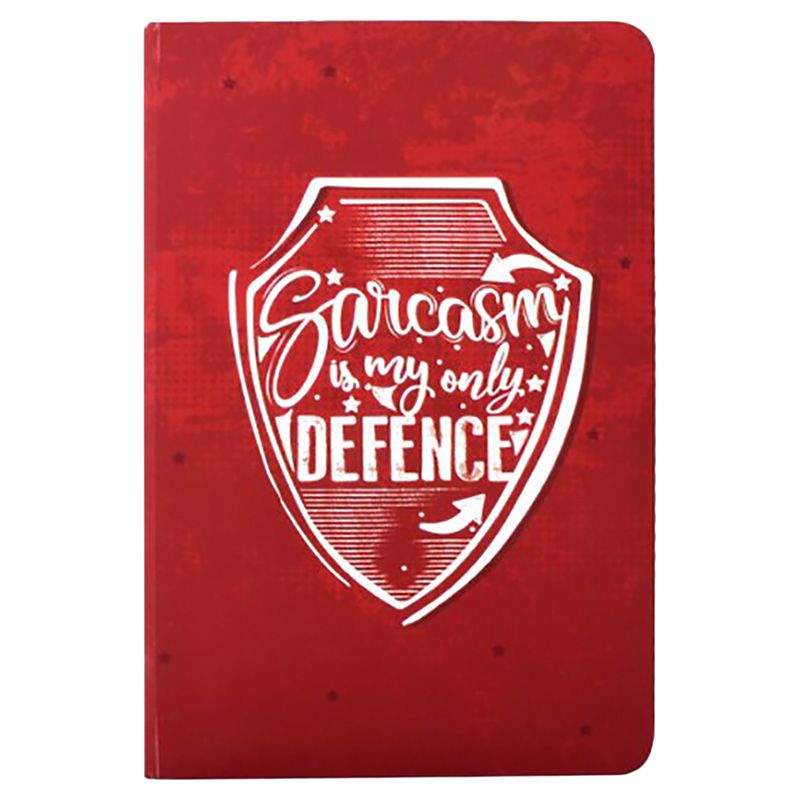 Doodle - Sarcasm Shield A5 Notebook - Red