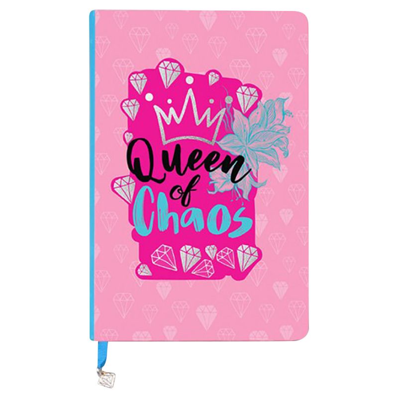 Doodle - Queen of Chaos A5 Notebook - Pink