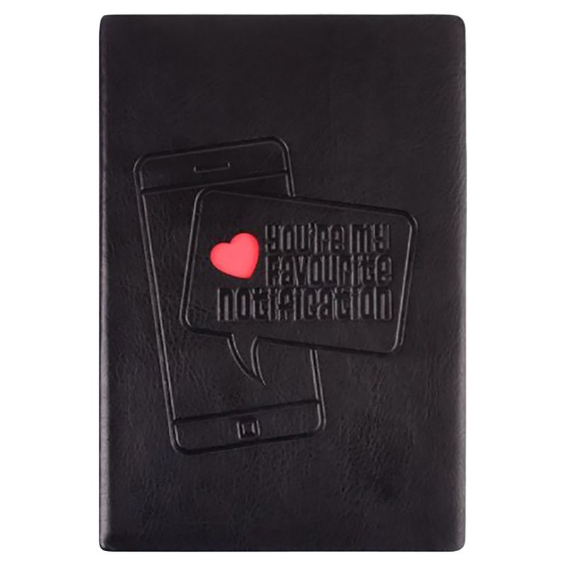 Doodle - Beeping Love B6 Notebook - Black