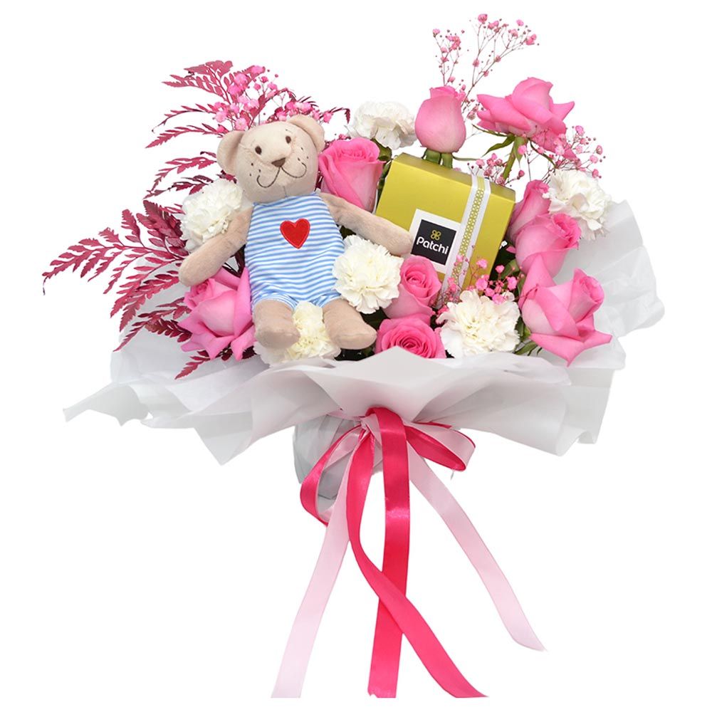 Aiwa Flowers - Welcome Baby Girl Bouquet