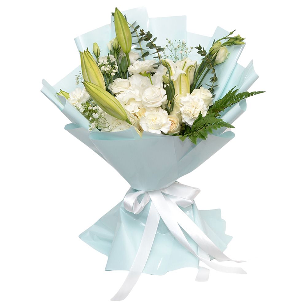 Aiwa Flowers - Baby Blue Bouquet