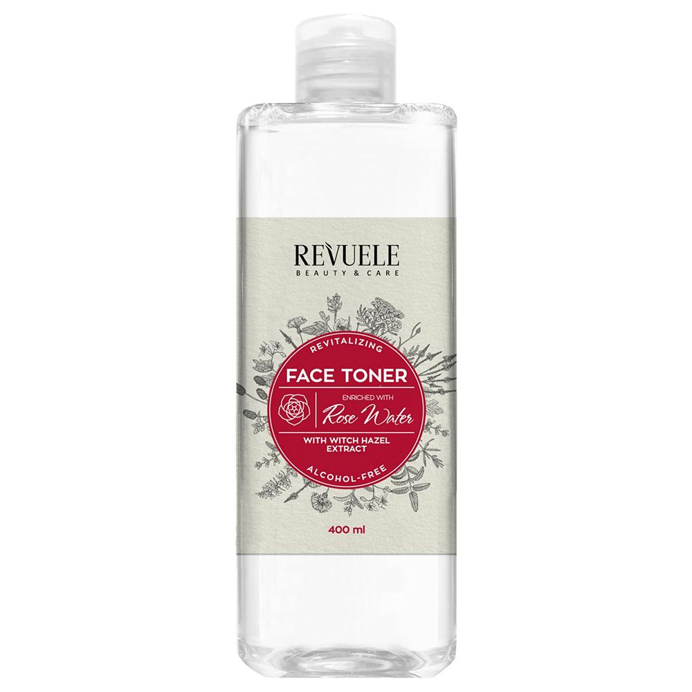 Revuele - Face Toner With Witch Hazel And Rose Water 400ml